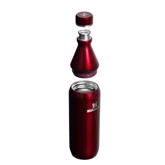 Stanley All Day 20oz Slim Bottle, GARNET SHINE - Picture 6 of 6